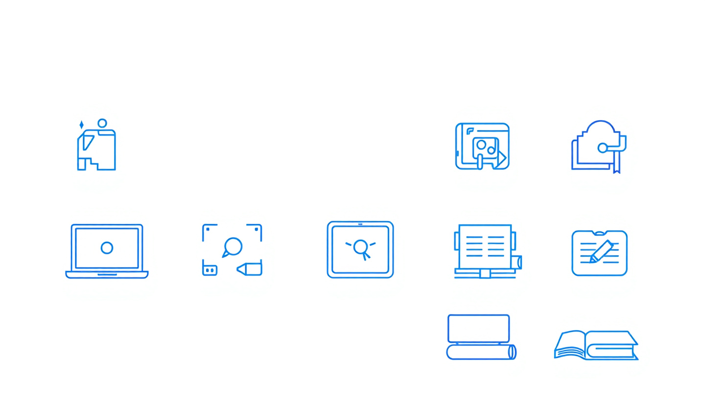 Online learning tools interface